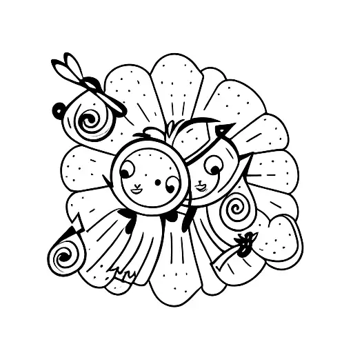 Believe with two small birds tattoo design idea