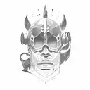 Man in the arena quote tattoo design idea