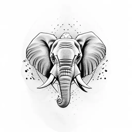 Elephant - Buddha tattoo design idea