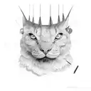 Graffic Dunning–Kruger effect tattoo design idea