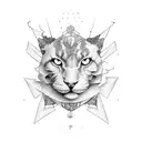 Graffic Dunning–Kruger effect tattoo design idea