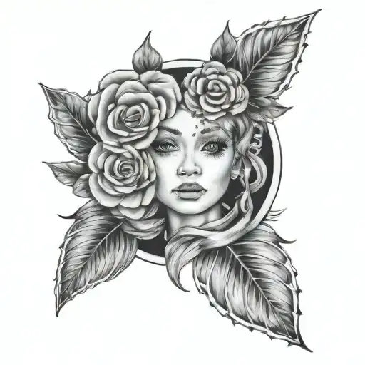 Mac Miller album - divine feminine tattoo design idea