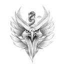 Eagle Snake Soldier tattoo design idea