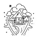alone,strange and ready for growing up tattoo design idea