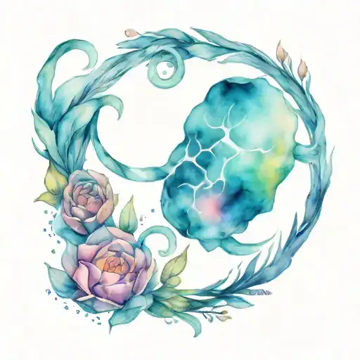 Leo and Cancer tattoo design idea