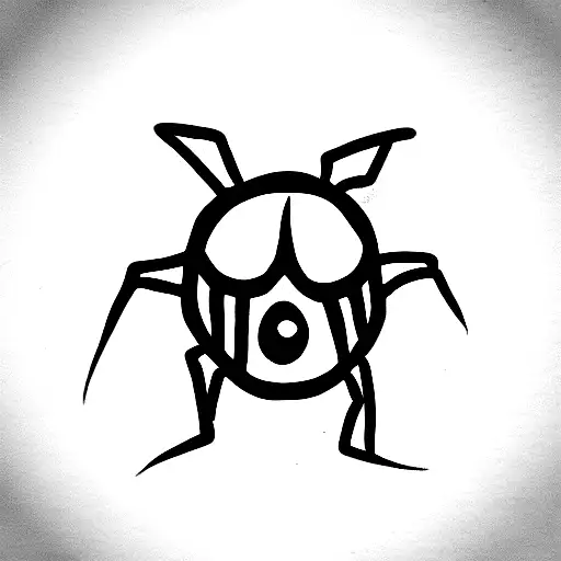 Spider tattoo design idea