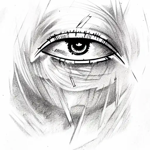 Evil Eye tattoo design idea