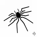 Spider tattoo design idea