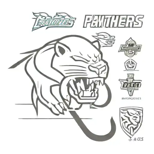 nottingham panthers ice hockey  tattoo design idea