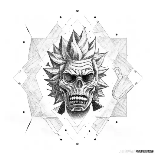 rick sanchez tattoo design idea