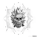 rick sanchez tattoo design idea