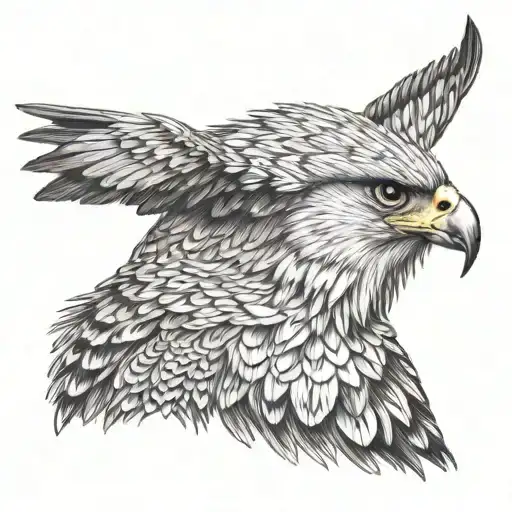 philippine eagle tattoo design idea