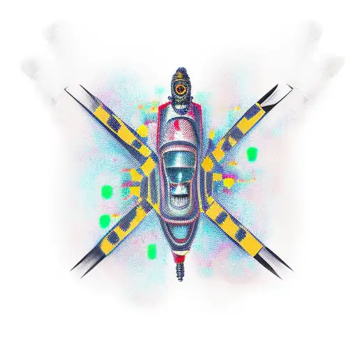 ai taxi tattoo design idea