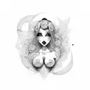 ai prostitute  tattoo design idea