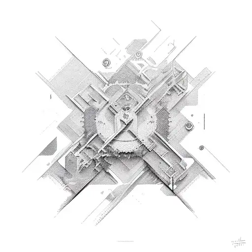 Take me past the edge tattoo design idea