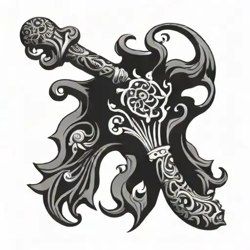 Eaton fuller shift handle pattern forming the shape tattoo design idea