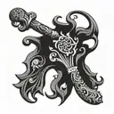 Eaton fuller shift handle pattern forming the shape tattoo design idea