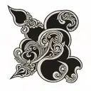 Eaton fuller shift handle pattern forming the shape tattoo design idea