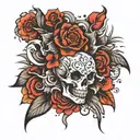 18 speed shift patter black to white fade away" inside tattoo design idea