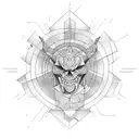 digital schema tattoo design idea