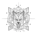 digital schema tattoo design idea