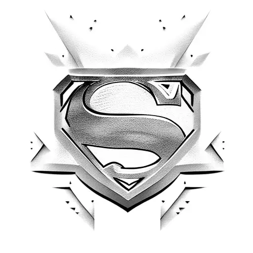 superman tattoo design idea