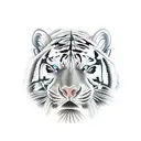 water tiger tattoo design idea