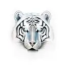 water tiger tattoo design idea