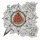 sudarshan chakra tattoo design idea
