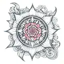 sudarshan chakra tattoo design idea