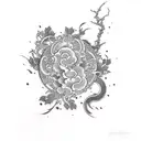 big sister tattoo design idea