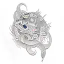 big sister tattoo design idea