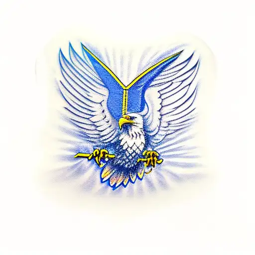 eagle scout badge tattoo design idea
