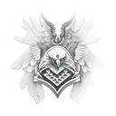 eagle scout badge tattoo design idea