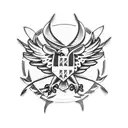 eagle scout badge tattoo design idea