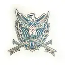 eagle scout badge tattoo design idea