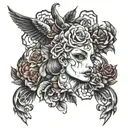 Not allowed tattoo design idea