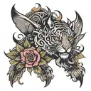 Not allowed tattoo design idea