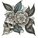 Not allowed tattoo design idea