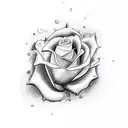 felix the cat with a rose tattoo design idea
