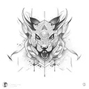 Wildlife tattoo design idea