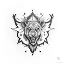 Wildlife tattoo design idea