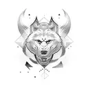 alpha male  tattoo design idea