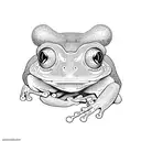 tree frogs tattoo design idea