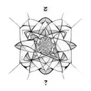 "knowledge" in binary code tattoo design idea