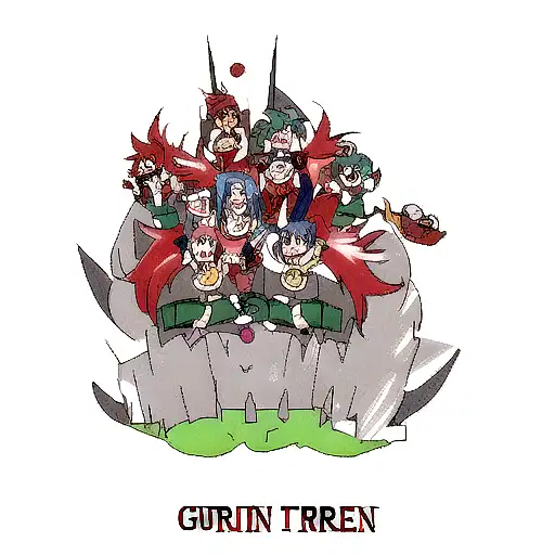 Gurren laggan drill  tattoo design idea