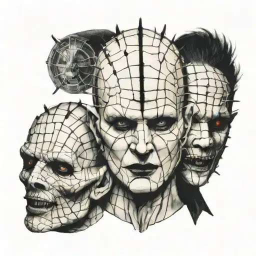 hellraiser pinhead tattoo design idea