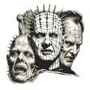 hellraiser pinhead tattoo design idea