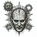 hellraiser pinhead tattoo design tattoo design idea