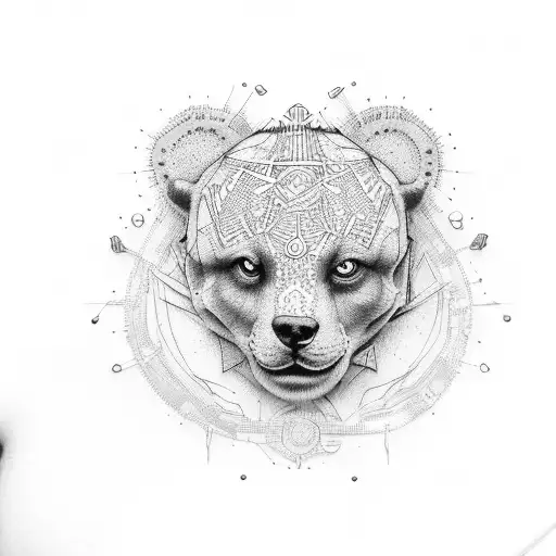 Teddy  tattoo design idea